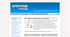 Desktop Screenshot of garagetriage.com